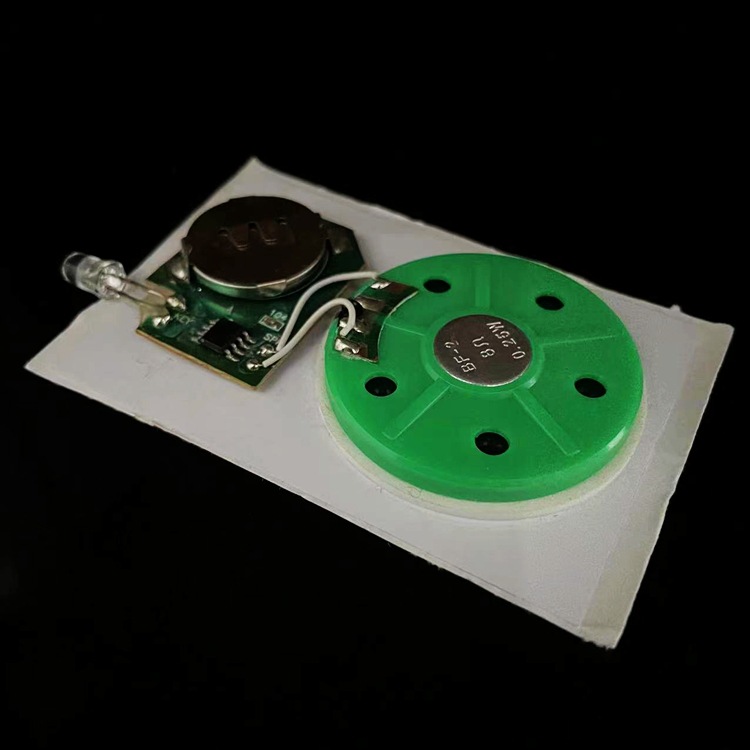 厂家供应电子感光音乐机芯 玩具闪光灯机芯礼品包装光控语音芯片