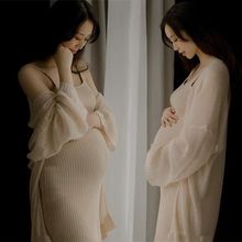 孕妇拍照衣服摄影服装新款唯美风孕妇装艺术照服装孕妈咪大肚照服