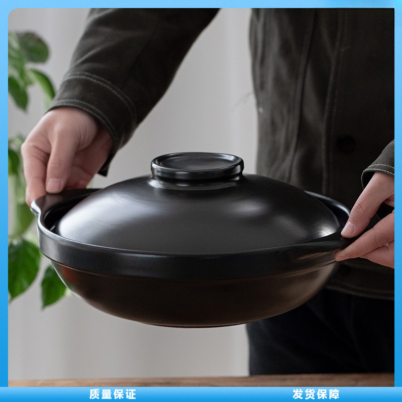 陶瓷大号砂锅干锅小火锅炖锅石锅超大明火商用耐高温干烧不裂直销