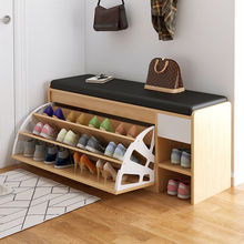 鞋柜换鞋凳一体家用门口小凳子可坐多功能入户软包坐垫创意穿鞋凳