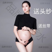 孕妇装拍照衣服工作室新款写真拍照影楼大肚孕照拍摄摄影妈咪照