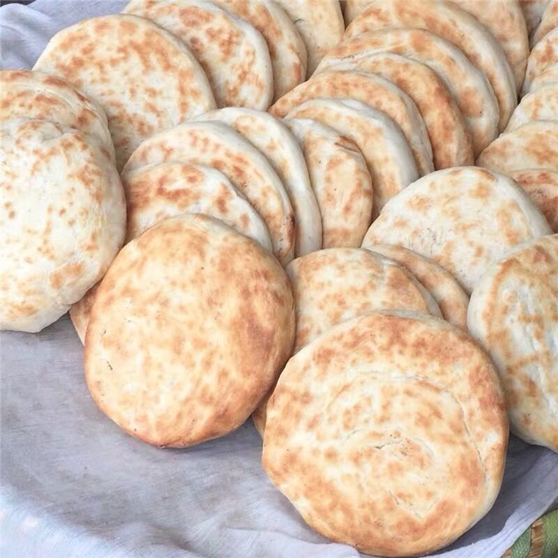 河南农家特产咸味火烧馍炭火制作白吉馍肉夹馍20个包邮一件批发价