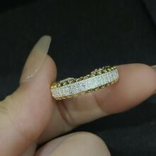 泰国佛牌龙婆恩迪戒指男女款镀分金色时尚个性百搭不掉色活口指环
