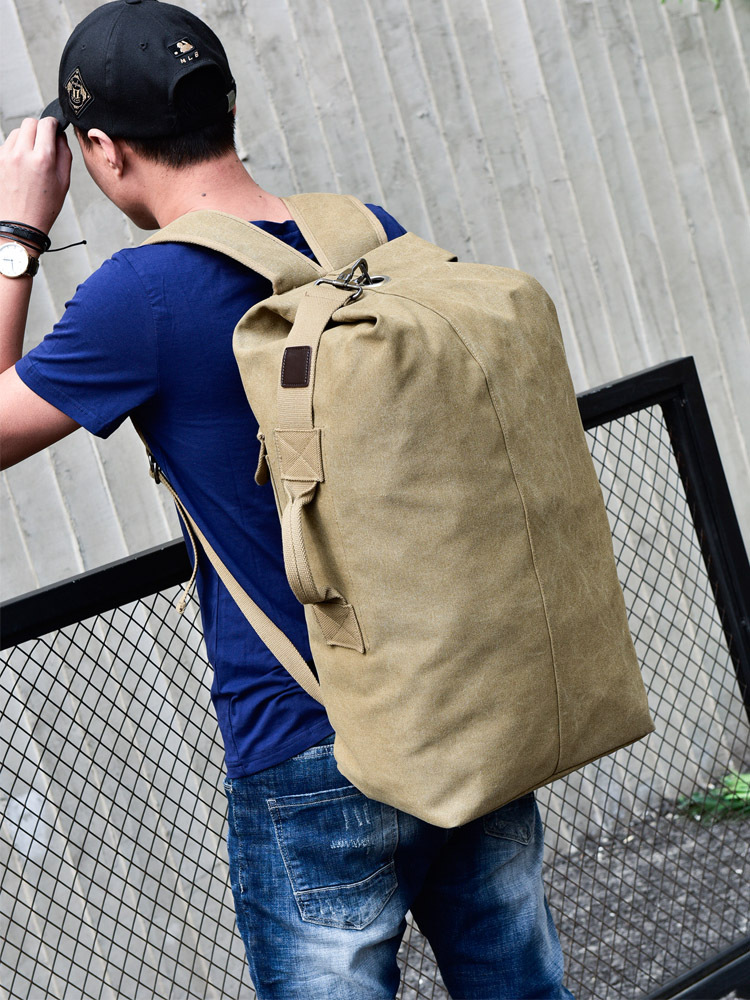 Fashion Large Capacity Travel Backpack Men's Backpack Outdoor Travel Sports Bag Trend Canvas Backpack Men