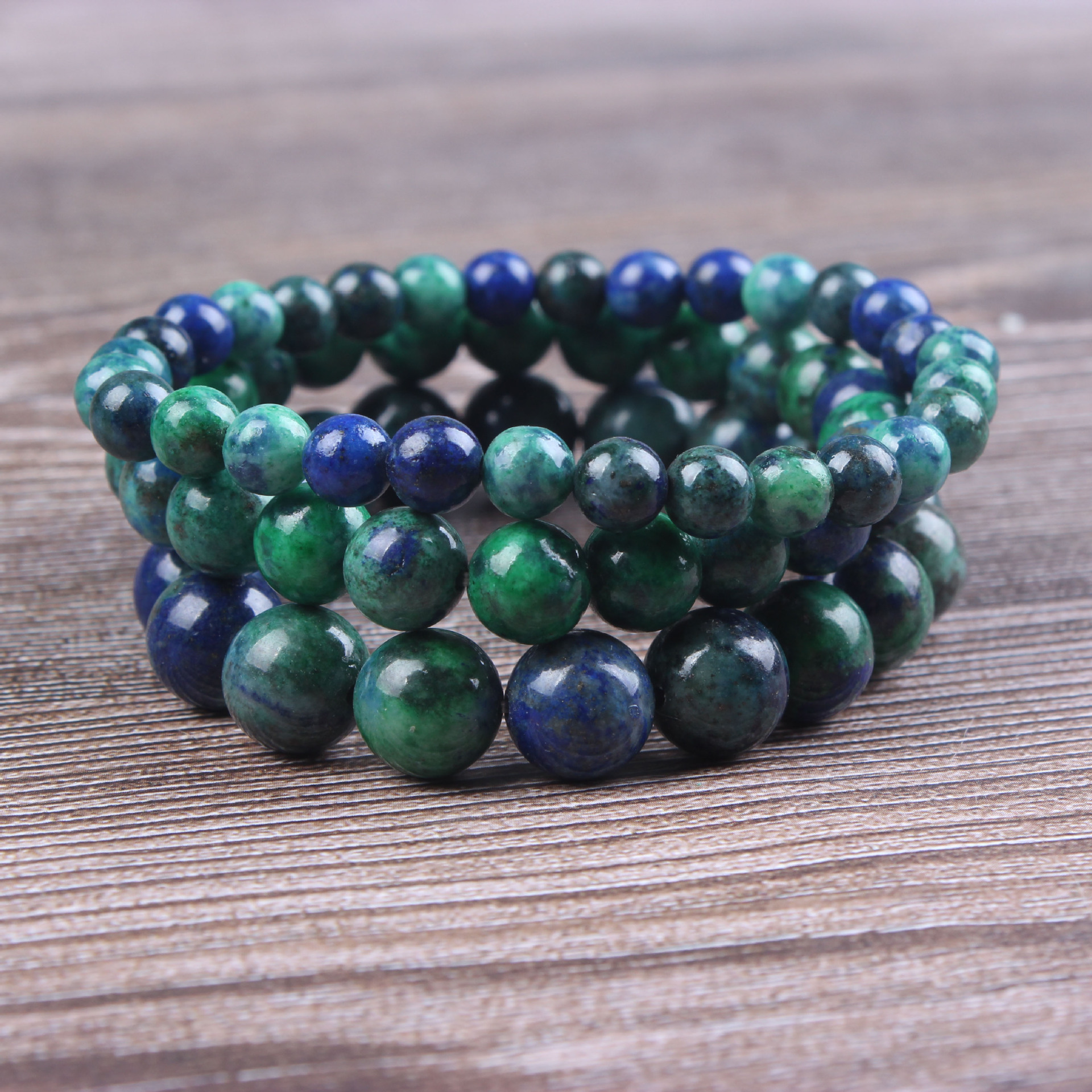 天然石凤凰青金石手串手链6-10mm圆珠串珠青金石凤凰石手串批发