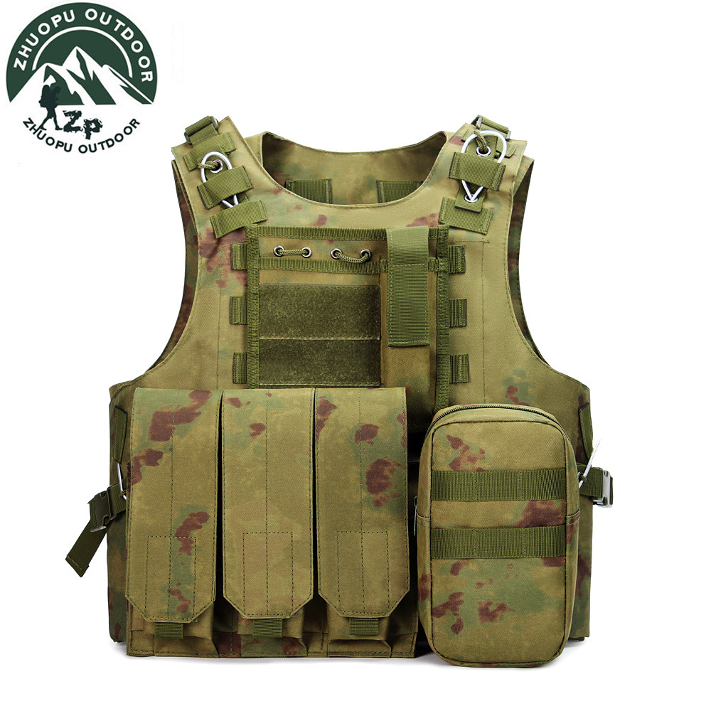 两栖战术背心马甲多功能真人cs户外军迷彩特种兵作战装备防身批发