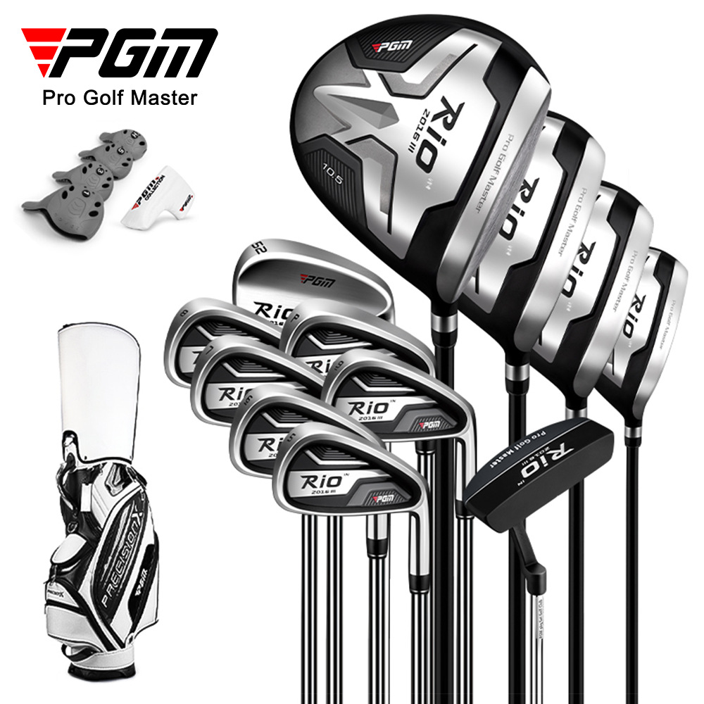 PGM Golf Club Full Set Men's Rod Set Titanium Alloy Original Golf Junior and Intermediate Level Beginner Practice Rod