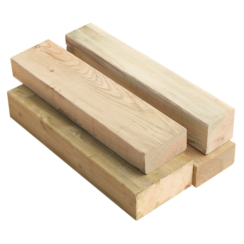 厂家工地建筑木方樟子松花旗松落叶松白松辐射松木方木条防腐木板