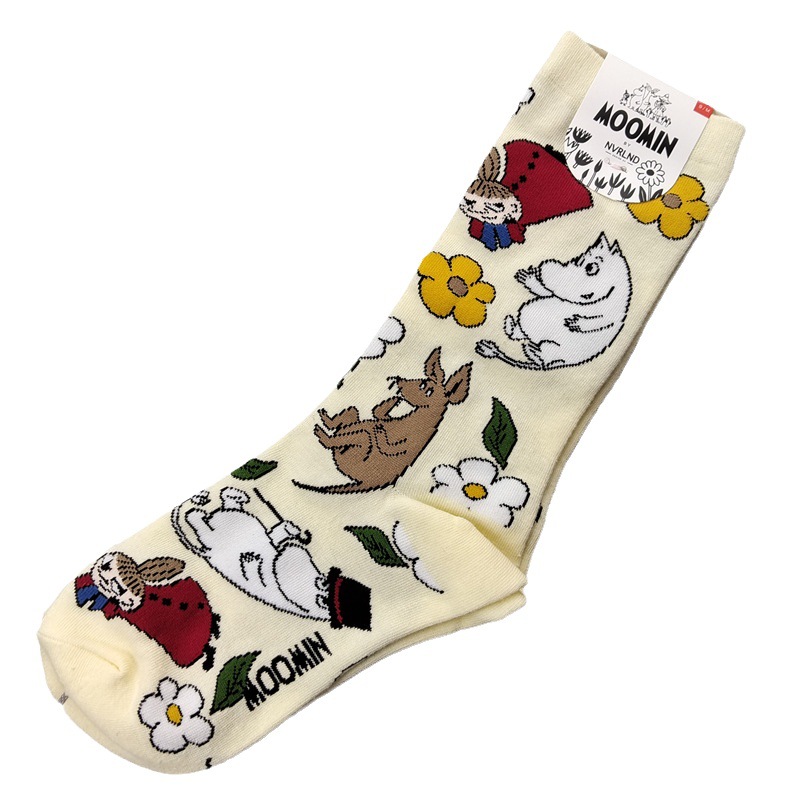 Rishan Mming Yamei Mori Style Women's Socks Ins Mid-Calf Socks Cartoon Cotton Socks Trendy Four Seasons Foreign Trade Socks Wholesale