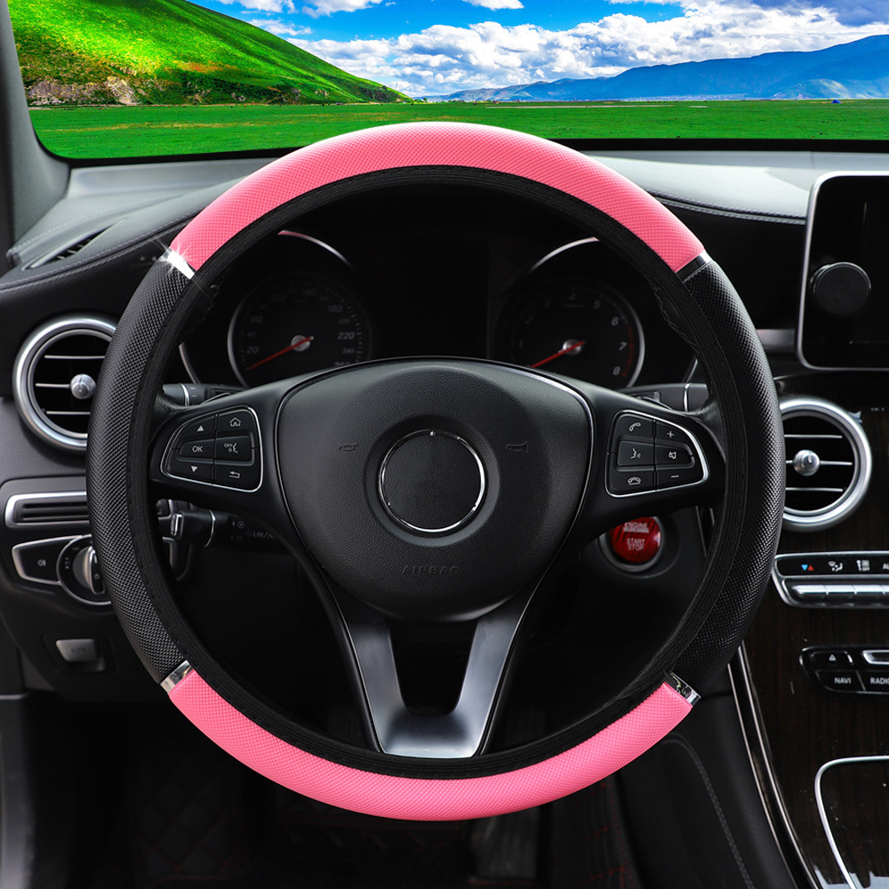 Foam Metal Strip Car Steering Wheel Cover without Inner Ring Elastic Band Handle Cover Universal AliExpress Amazon International