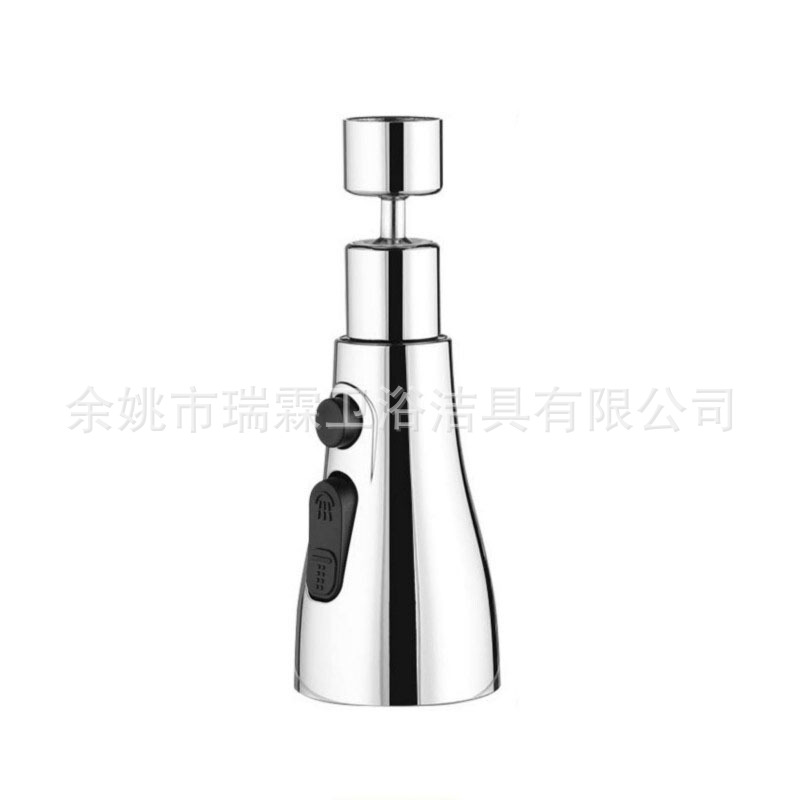 Kitchen Faucet Sprinkler Universal Rotating Faucet Anti-Splash Head Multi-Function Booster Faucet Shower Extender