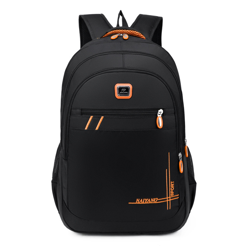 Cross-Border Supply Men's Large Capacity Backpack Casual Business Computer Backpack High School Student Bag Travel Backpack