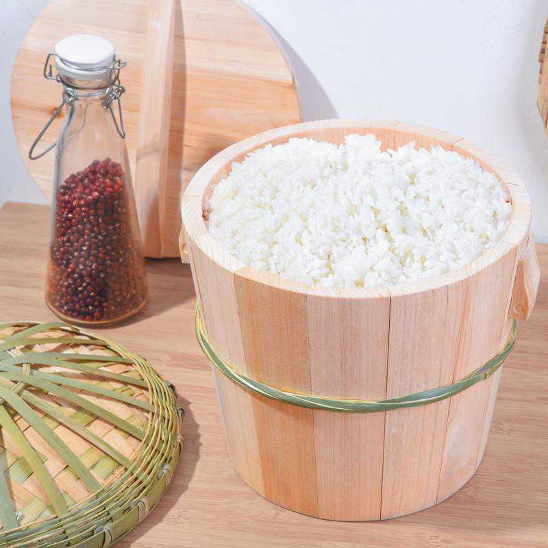 蒸饭木桶香椿树木桶饭糯米饭团木甑子蒸子家用大小号杉木商用竹底