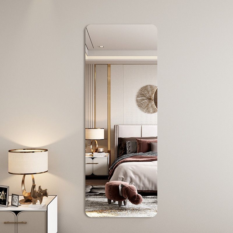 亚克力镜子软贴面穿衣镜长方形浴室自镜片粘