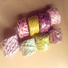 Manufacturers Supply Two-Color Paper String Diameter about 4mm DIY Handmade Material Toy Woven Material 15 M