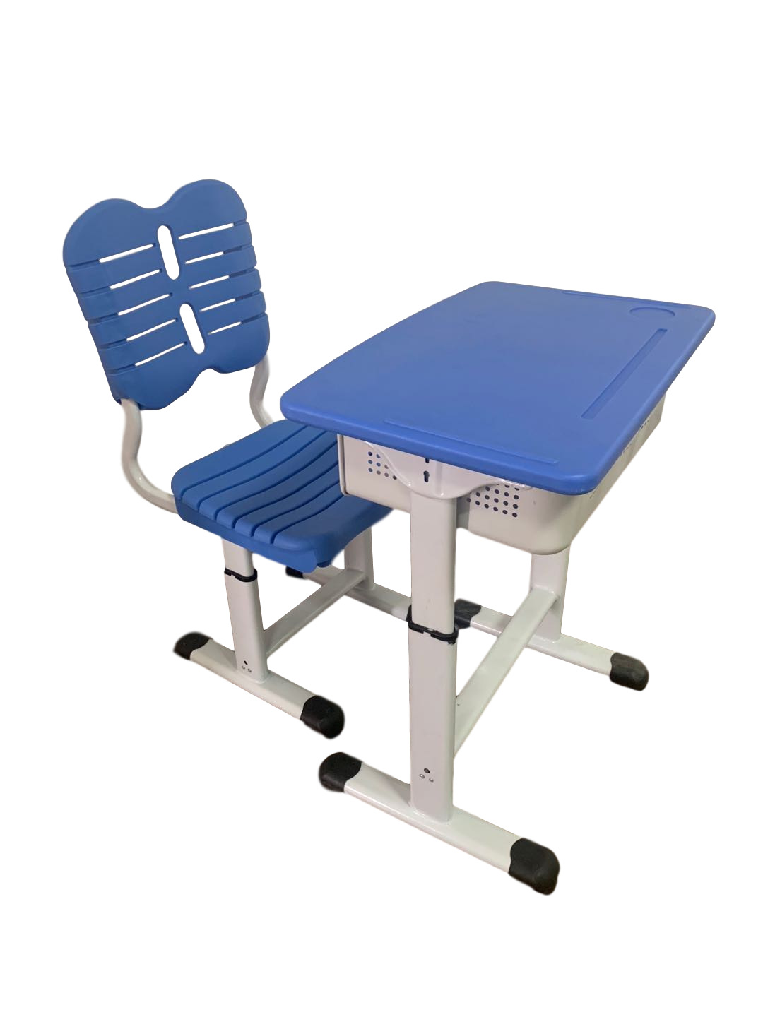 厂家直供幼儿园塑钢课桌椅升降课桌椅培训桌椅加厚塑料课桌批发价