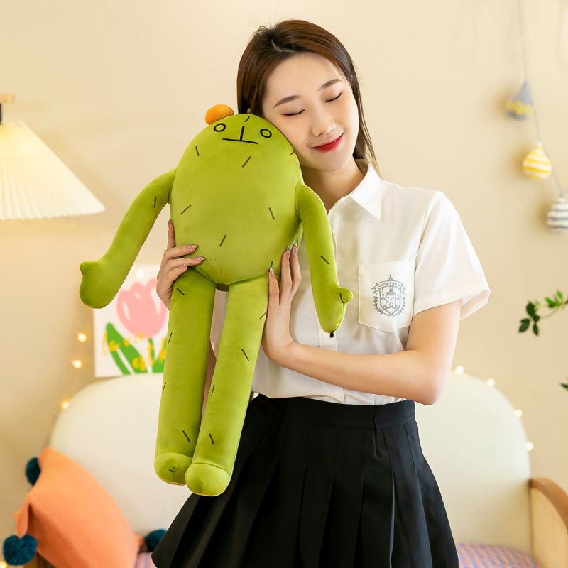 High-Profile Figure Cactus Plush Toy Living Room Decoration Green Doll