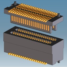 板对板连接器合高1.5~40  间距0.25~1.0 高频高速56G抗振动 侧插