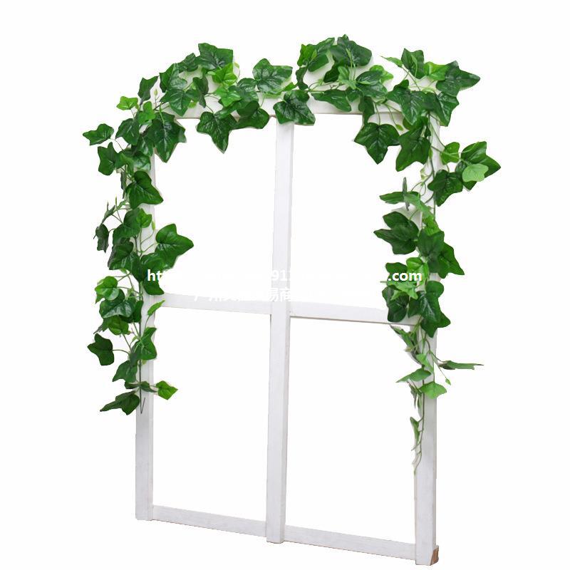 高品质仿真植物藤条假树叶叶子空调管道装饰绿色绿萝遮挡花藤绿叶