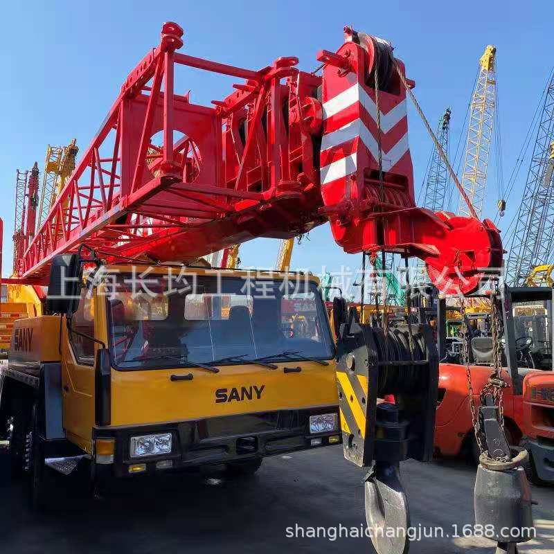 0成交0台中联qy50d汽车吊 五节臂 50吨吊车 50吊车 吊机配件出售 无