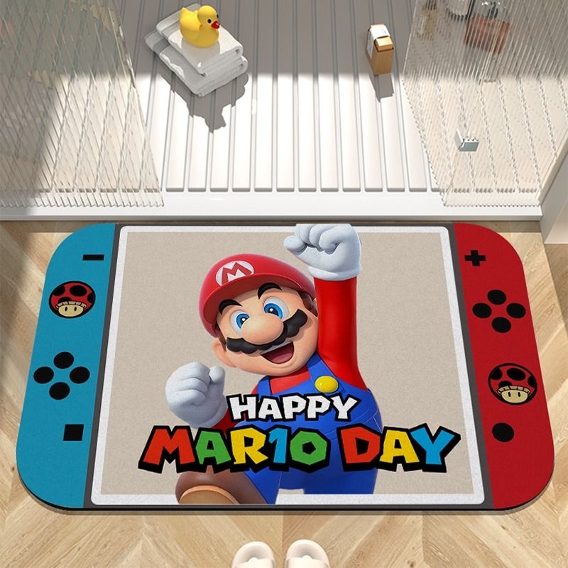 防滑浴室地垫吸水硅藻泥洗手间卫生间厕所门口通脚垫子软垫速干