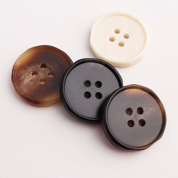 四眼大衣风衣毛衣外套西装西裤大衣服饰不规则圆树脂纽扣子f1921