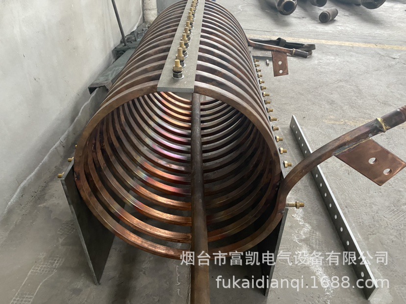 中频感应圈,高频感应加热线圈,t2紫铜材料 淬火熔炼炉,感应圈胶泥