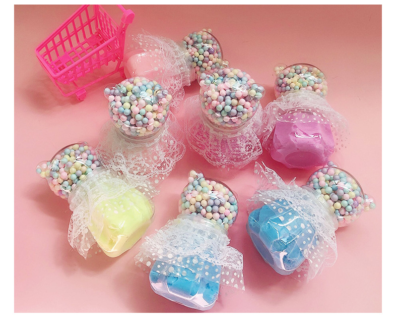 2021新款精美时尚仙女熊棉花泥 儿童启智泡芙泥玩具 厂家支持批发