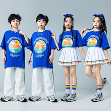 六一儿童啦啦队演出服小学生运动会开幕式服装幼儿园班服国潮表演