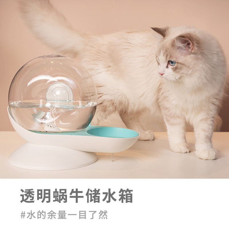 Cat Water Fountain Automatic Filter Water Fountain Large Capacity Pet Feeding Bowl Dog Basin Snail Pet