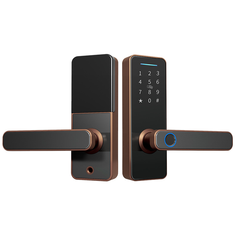 Fingerprint Lock App Smart Door Lock Inner Door Fingerprint Lock Credit Card Electronic Lock Foreign Trade Cross-Border E-Commerce Hot Selling Product