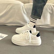 厚底松糕鞋女2025年春秋季新款休闲百搭运动板鞋 ins潮增高小白鞋