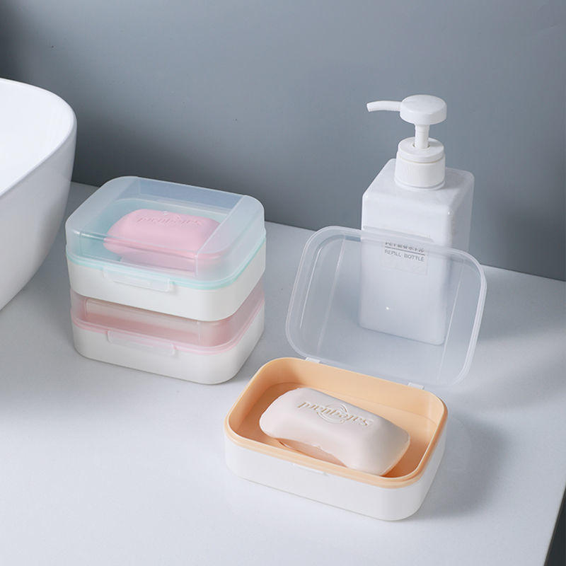 肥皂盒批发创意带盖收纳卫生间沥水盘香浴室可爱皂托旅行学生宿舍
