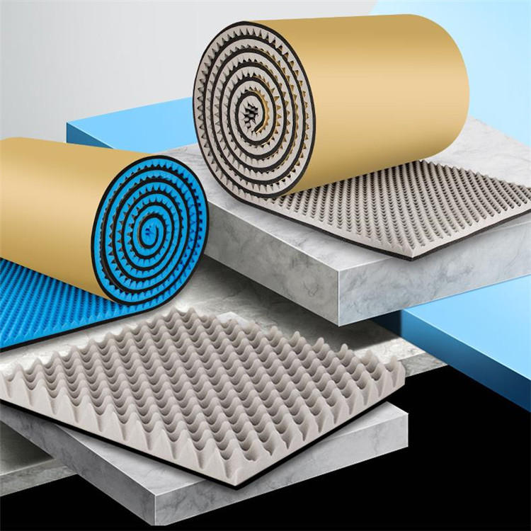 阻燃吸音棉鸡蛋棉防火背胶隔音棉ktv录音棚墙体自粘波浪棉波峰棉