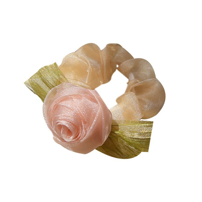 Rose Hair Band 2023 New High-Grade Temperament Hair Rope Exquisite Good-looking Rubber Band Female Hairtie Headdress