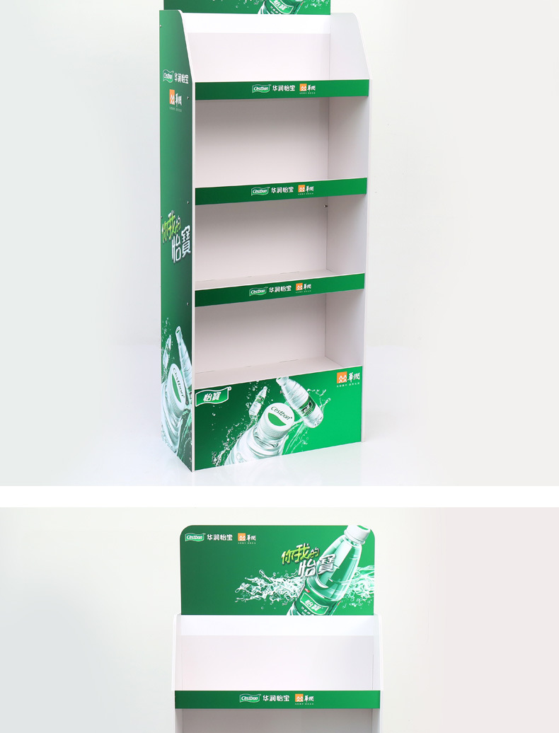 圣诞节超市促销展示架雪弗板落地多层地堆商品陈列架组装移动货架