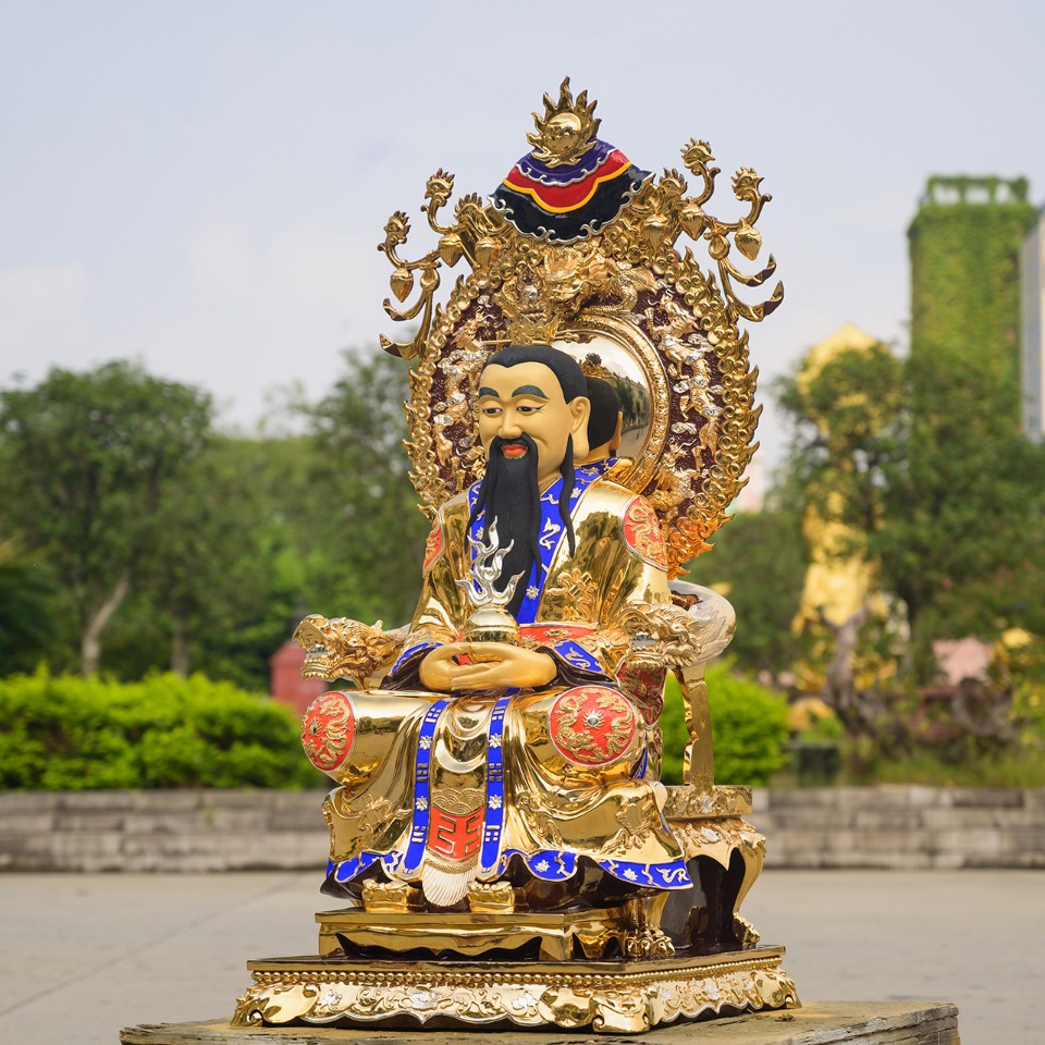 台湾盛凡元始天尊菩萨神像摆件观音菩萨佛像批发道家三清像财神像
