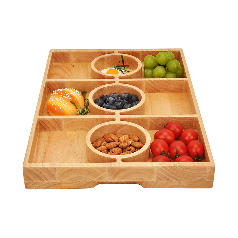 Wooden Cutting Board Small Fruit Snack Dish Food Cooked Dessert Vegetable Appetizer Tray Cheese Board