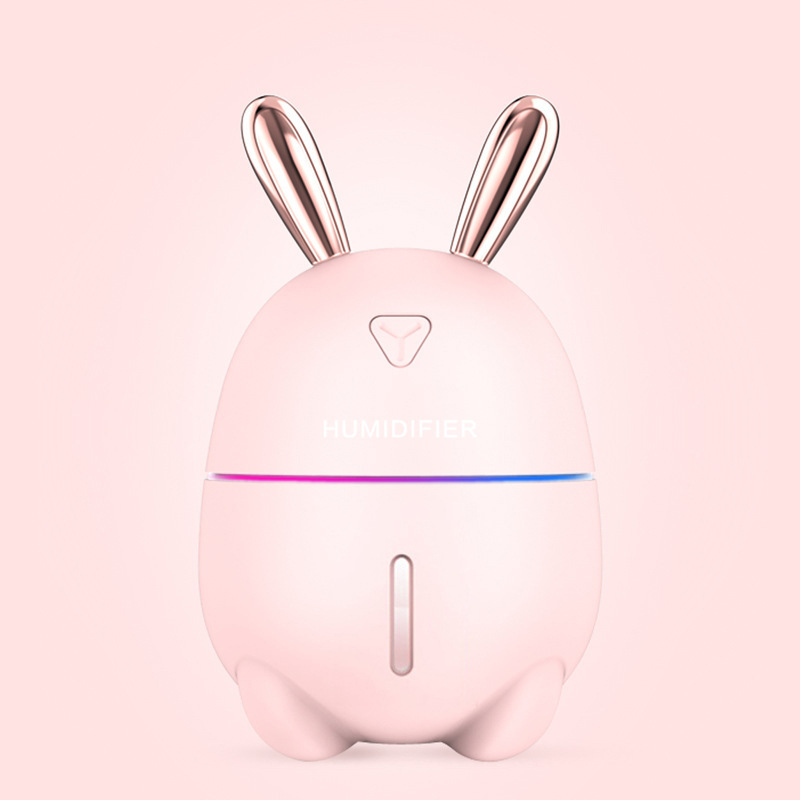 New Cute Pet Rabbit Mini Humidifier USB Home Silent Bedroom Desktop Air Atomizing Hydrating Humidifier