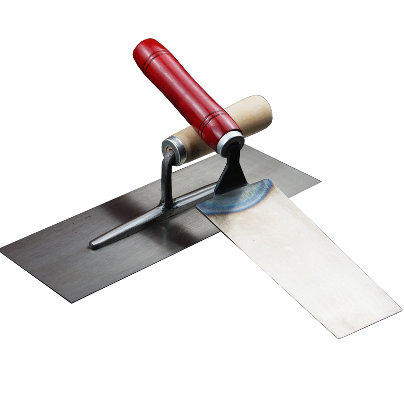 一体皿刀抹泥刀灰刀铲工具批灰刀泥工漆工灰匙不锈钢刮腻子刮墙