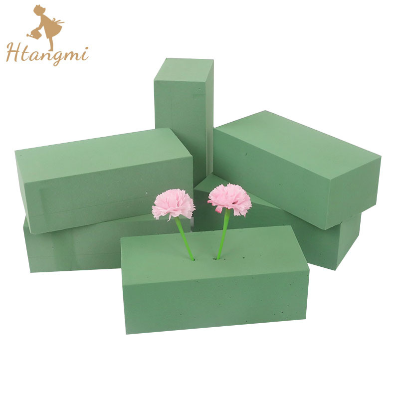 加强鲜花泥花店用品插花材料鲜花花假花泥婚车吸盘花泥干花泥