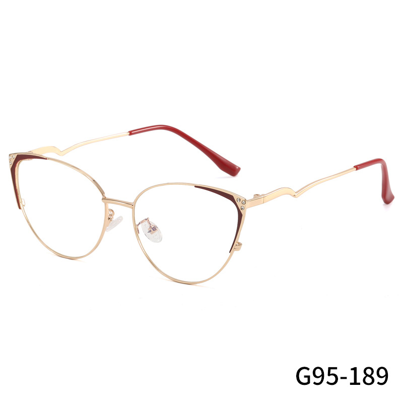 2023 New Men's and Women's Fashion Trendy Glasses with Myopic Glasses Option Optical Glasses Frame Internet Celebrity Same Style Plain Glasses for Bare Face