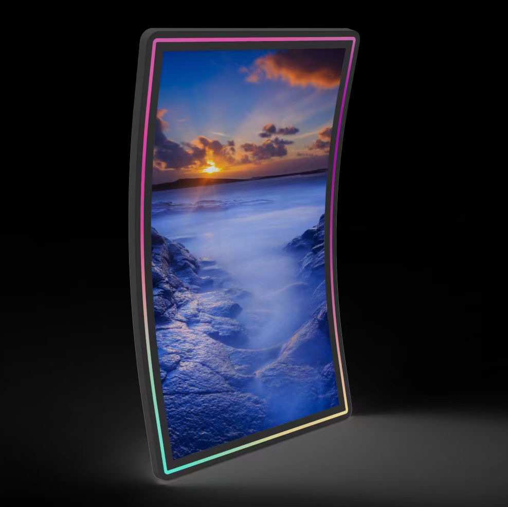 工厂直供32寸曲面电容触摸显示器曲面触摸一体机医疗触控终端