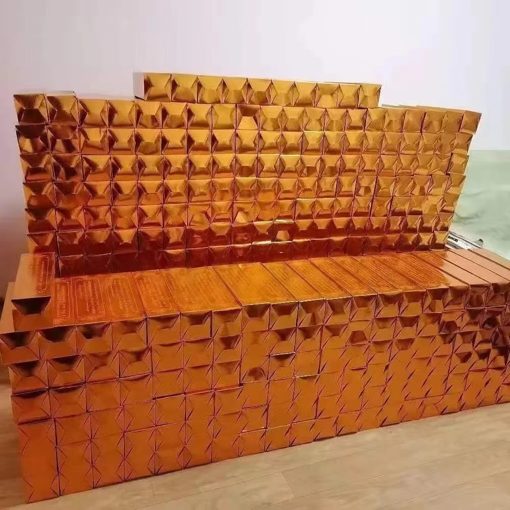 祭祀殡葬用品精品纸活纸扎极品大号金砖金条印字 厂家货源批发