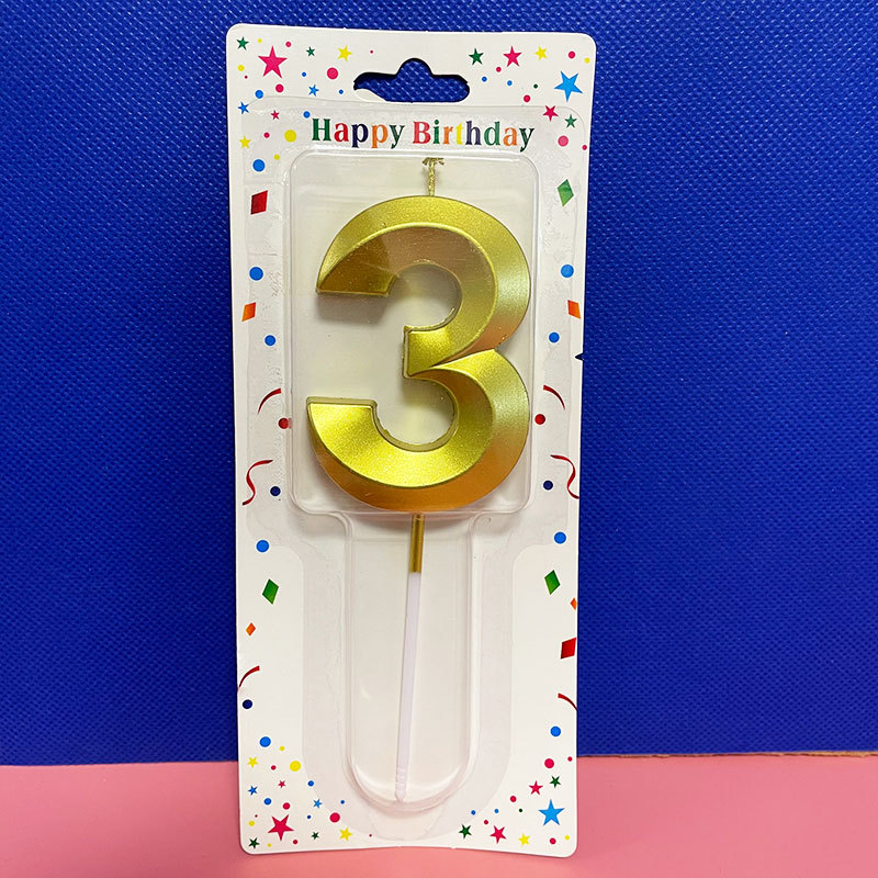 Spot Supply Birthday Digital Candle Party Decoration Candle Cake Baking Creative Birthday Candle