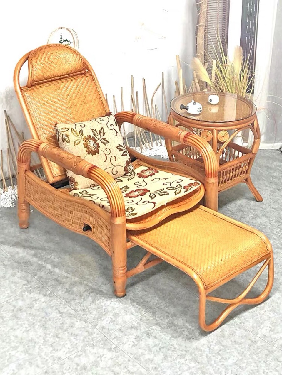 天然藤躺椅