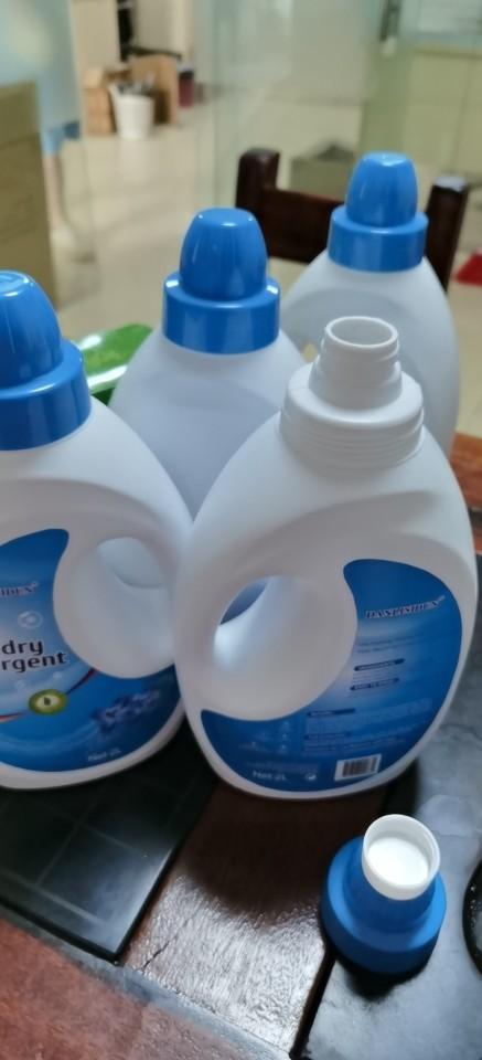 厂家供应塑料桶塑料瓶塑料壶2l洗衣液瓶盖中盖快递洗衣液瓶