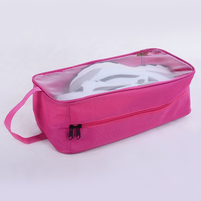 Transparent Shoes Buggy Bag Shoe Bag Double Layer Shoe Box Multi-Purpose Dustproof Storage Bag Buggy Bag Shoe Cover Zipper Travel Buggy Bag