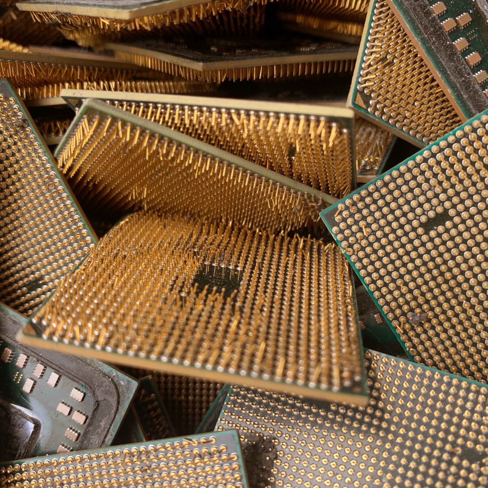 镀金插针废料炼金材料镀金cpu提炼黄金镀金废料镀金电子元件废料