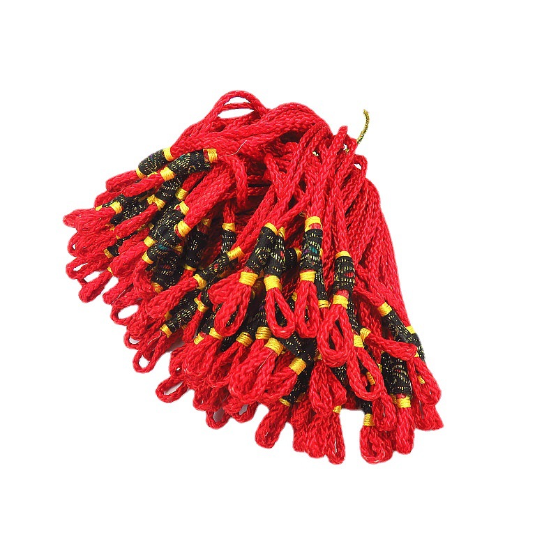 hanging head rope hand-woven red thick accessories hanging pendant rope hanging rope